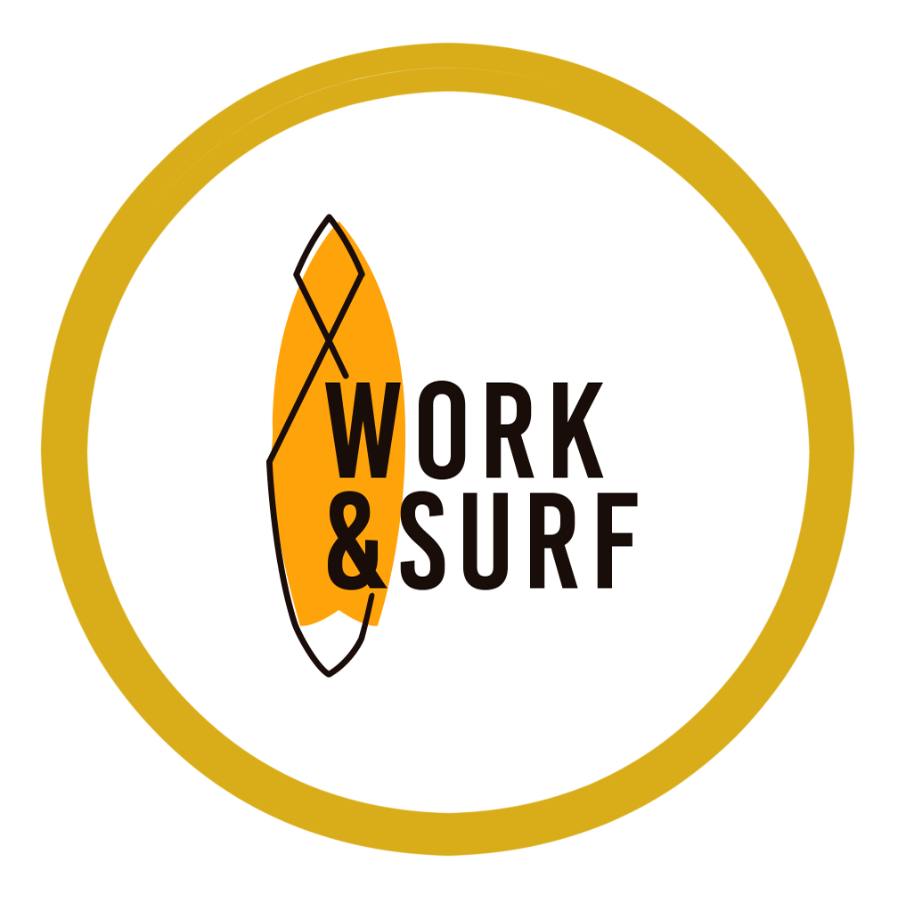 Work and Surf Chile logo